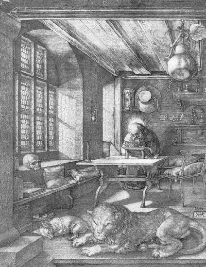 Albrecht Durer St Jerome in his Study china oil painting image